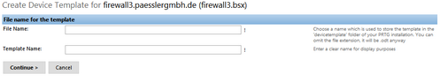 Creating a Device Template